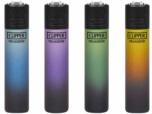 Encendedores Clipper Black Gradient